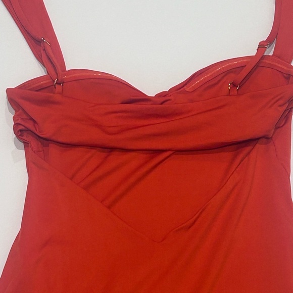 Oh Polly Rafaela Draped A-Line Mini Dress Size 4 - Picture 10 of 10